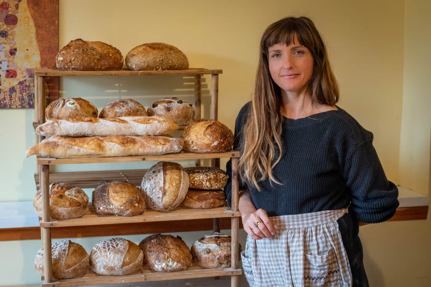 Aisha at the bakery
