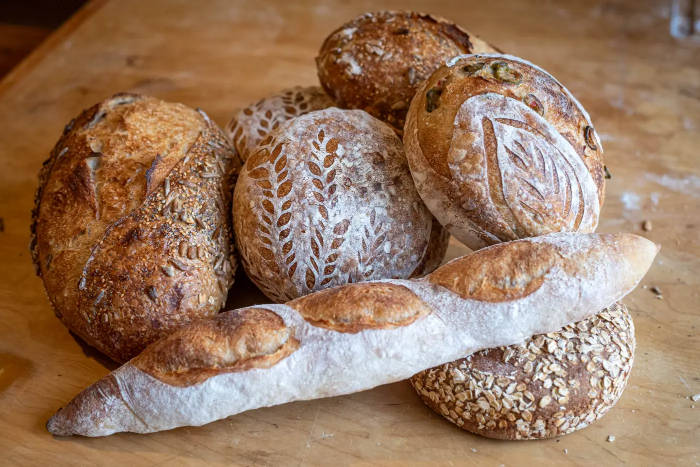 Fresh loaves
